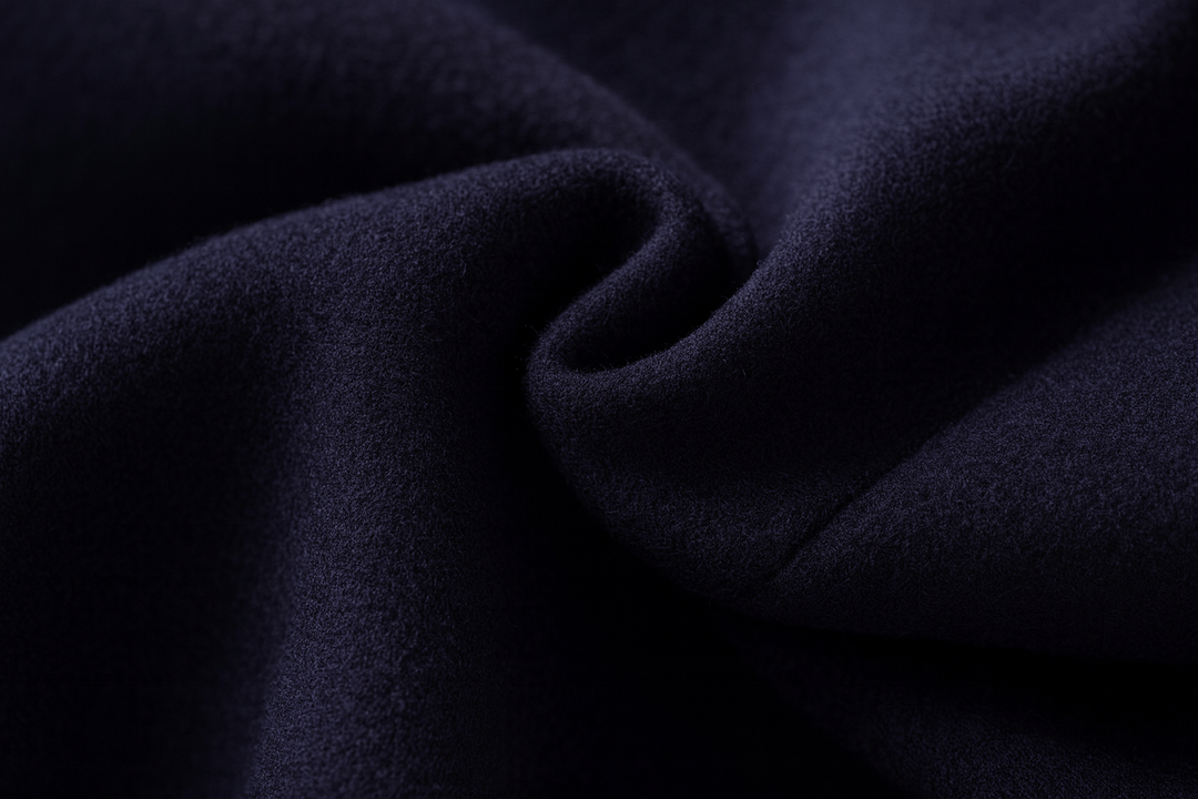 Tailored Long Coat in a Wool Blend Fabric