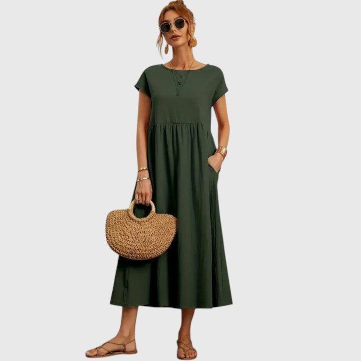 HARPER – EASY FLOW MIDI DRESS