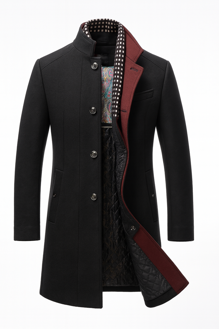 Smart Wool Coat for Autumn and Winter Layering