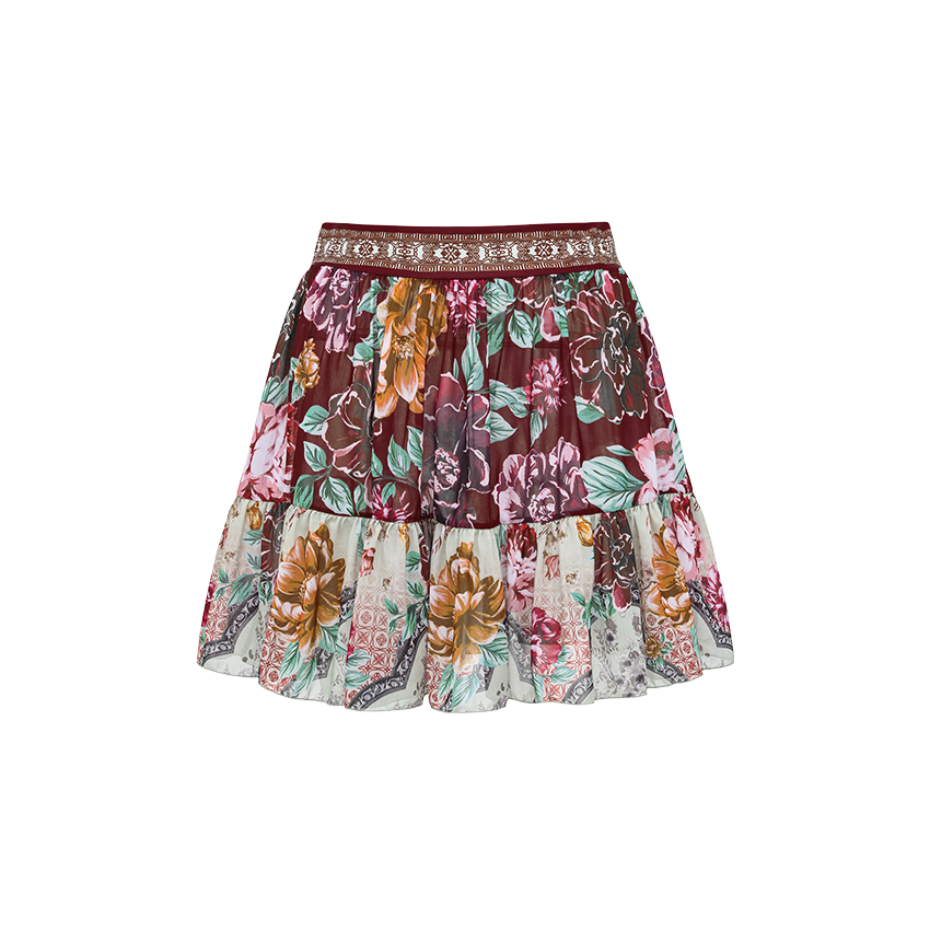 Neckband Peony Print Swimsuit Set(s)