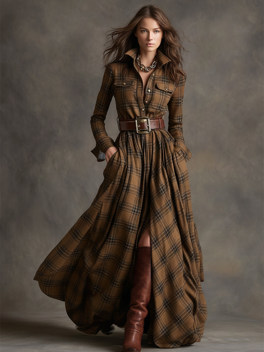 MARGARET - HIGHLAND GRACE MAXI DRESS