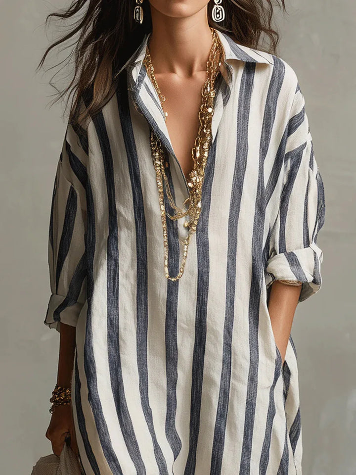 Pepa | Long Shirt Dress