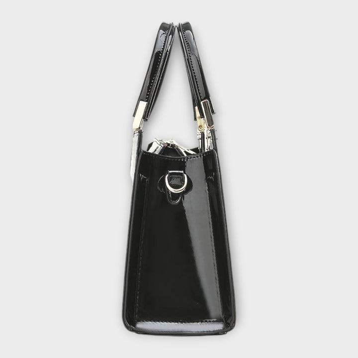 Erain - Shiny crocodile leather bag