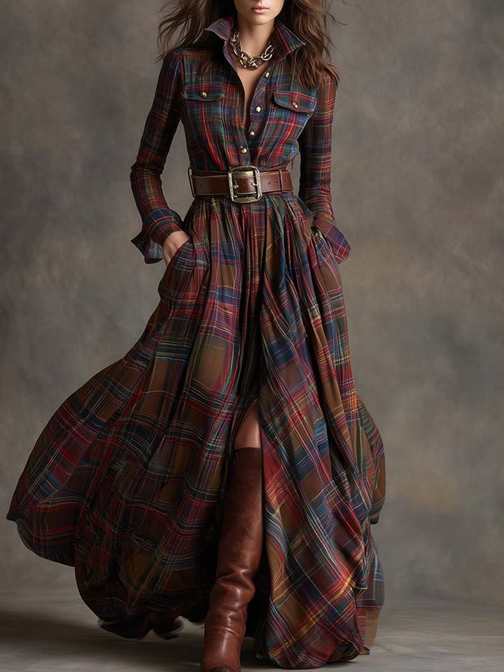 MARGARET - HIGHLAND GRACE MAXI DRESS