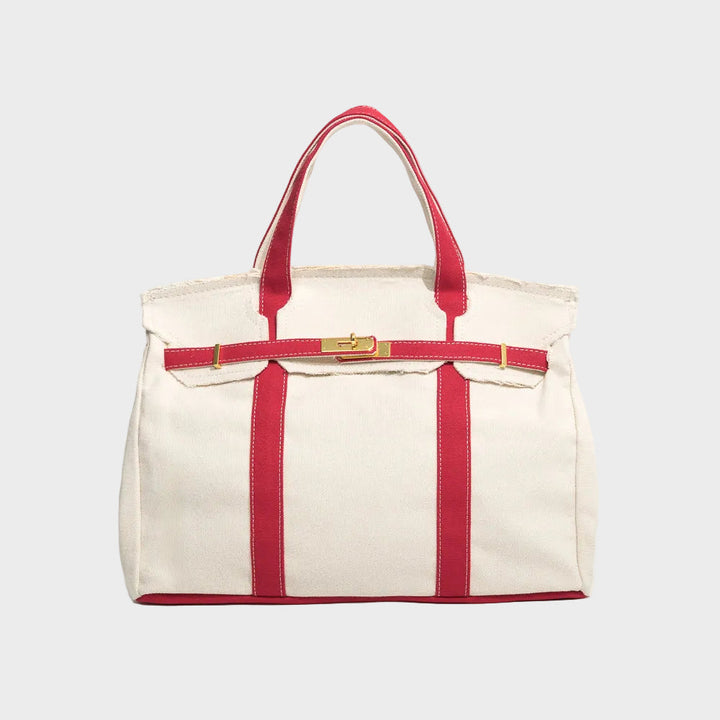 Vintage-Weave Cotton Canvas Tote for Everyday Use