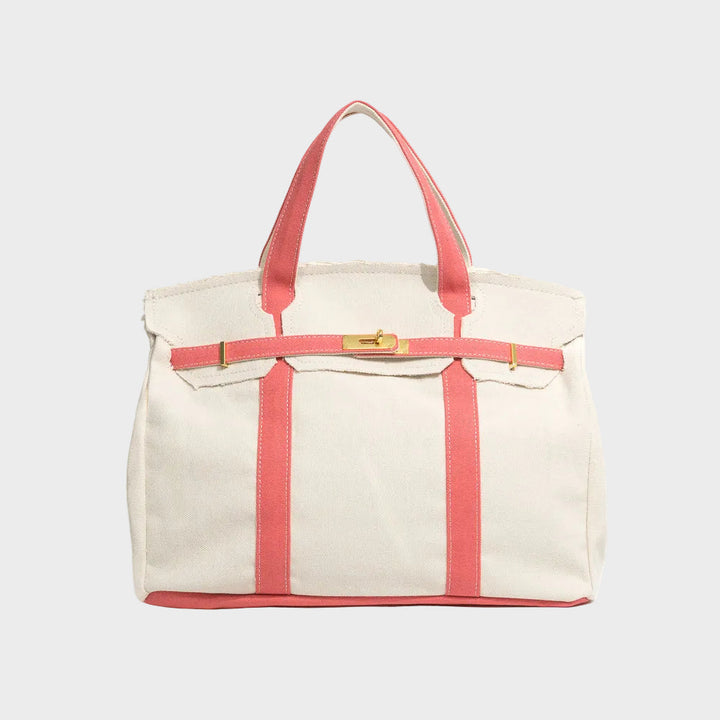Vintage-Weave Cotton Canvas Tote for Everyday Use