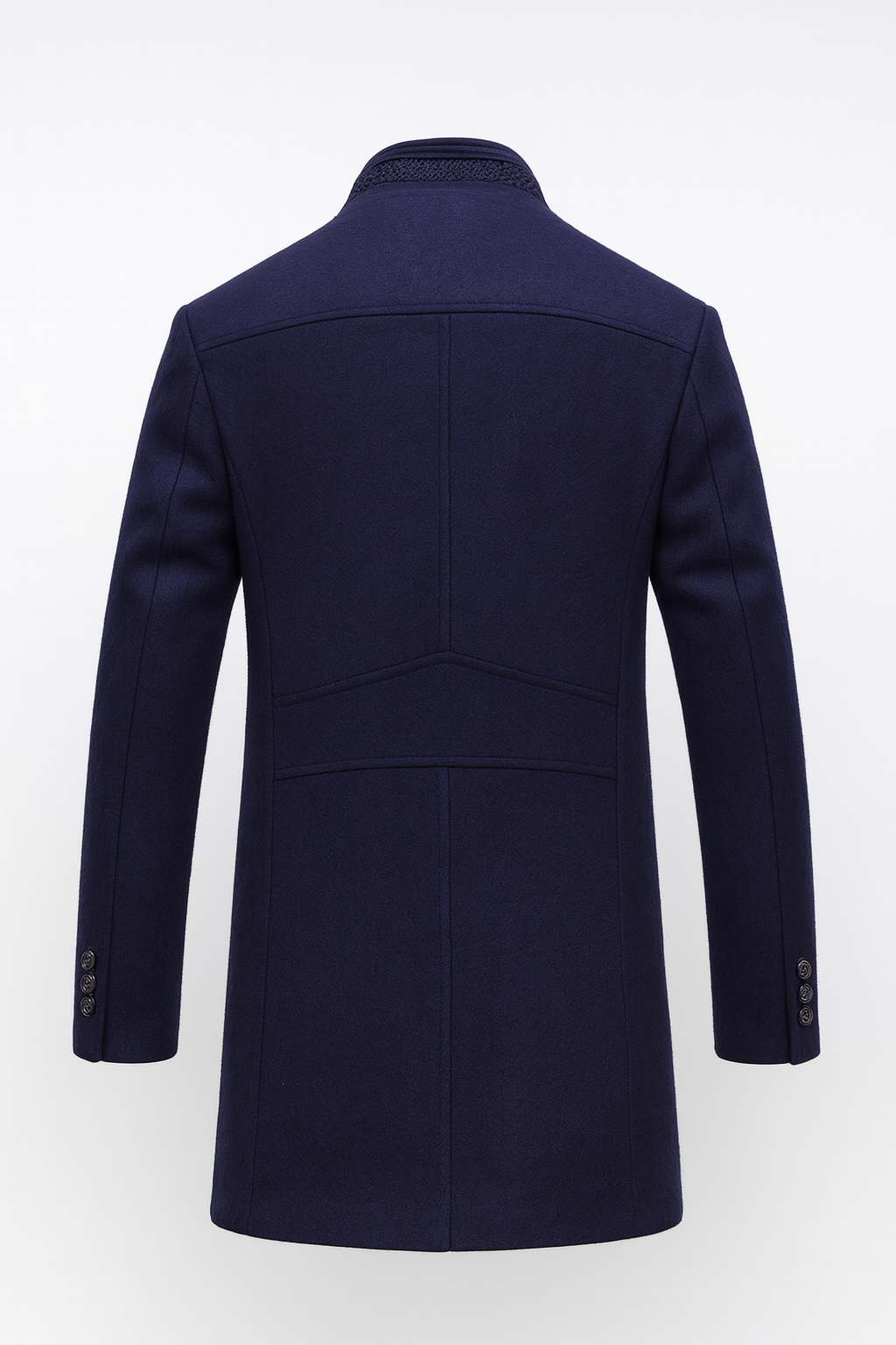 Structured Long Overcoat in Four Neutral Tones