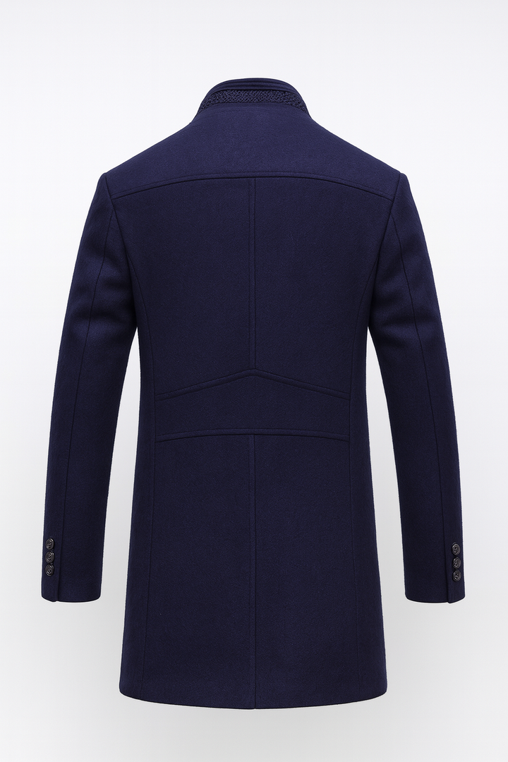 Structured Long Overcoat in Four Neutral Tones