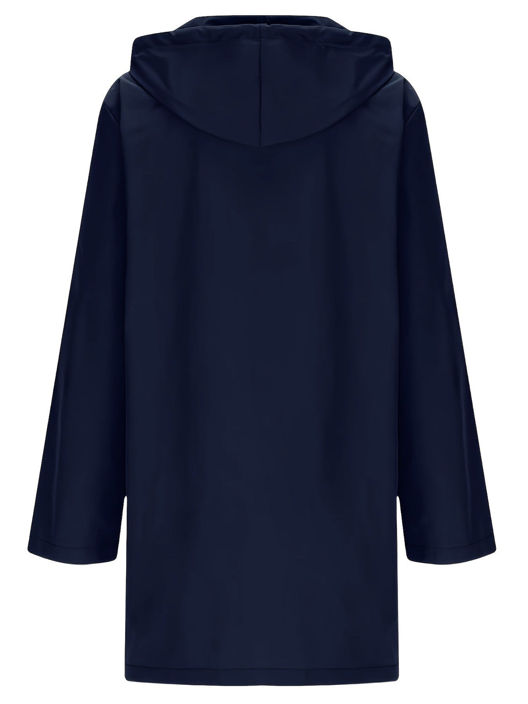 Effortless Trench Coat for Women with Hooded Button Front Longline Pocket Style
