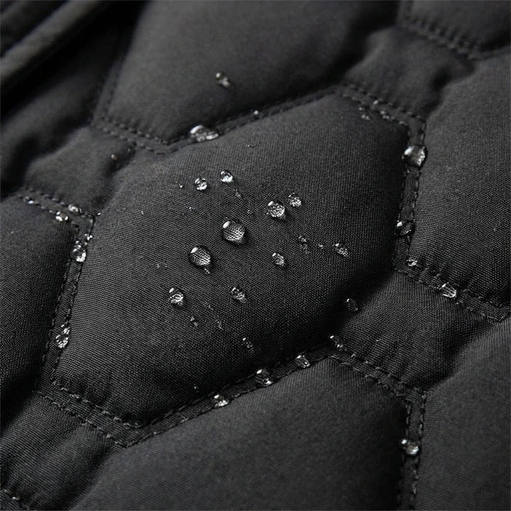Longline Hooded Puffer Coat with Down Filling