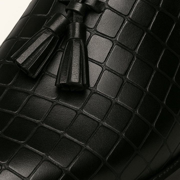 Men's Leather Mule Loafers – Slip-On Comfort & Style