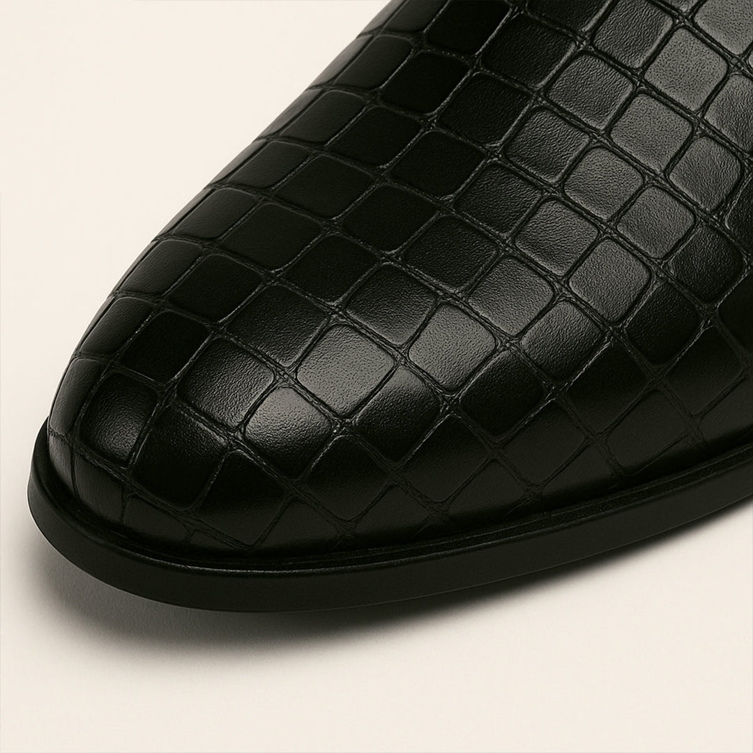 Men's Leather Mule Loafers – Slip-On Comfort & Style