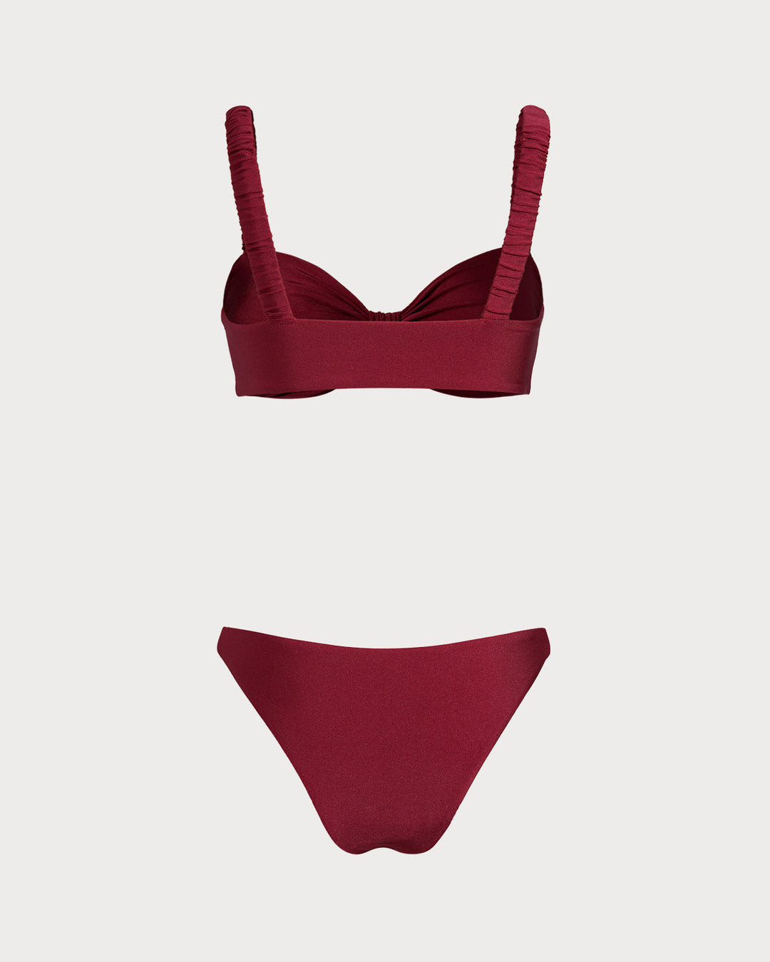 Clara & Sophia | Bralette Bikini Set for Women in Red