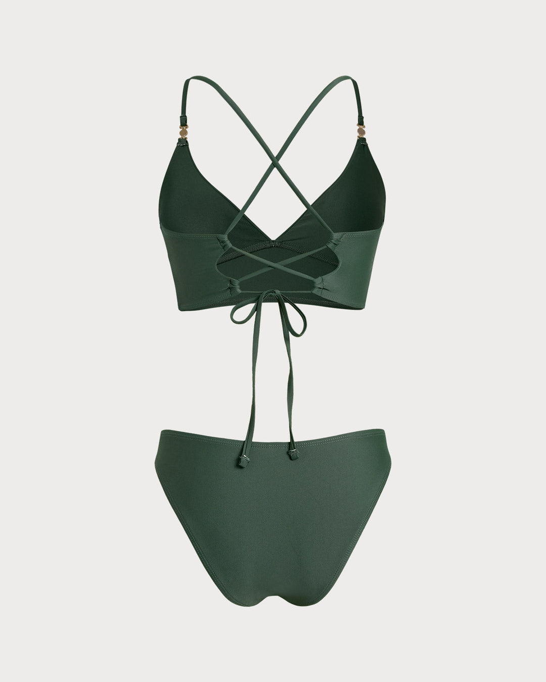 Clara & Sophia | Green Cross Tankini Set