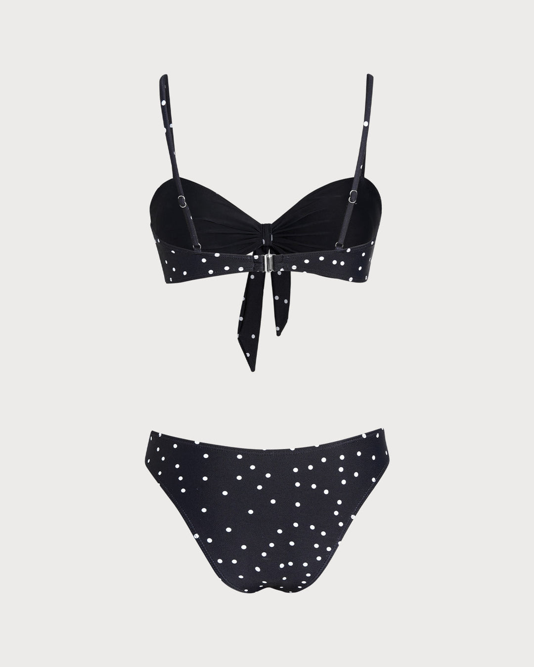 Clara & Sophia | Black Polka Dot Bikini Set