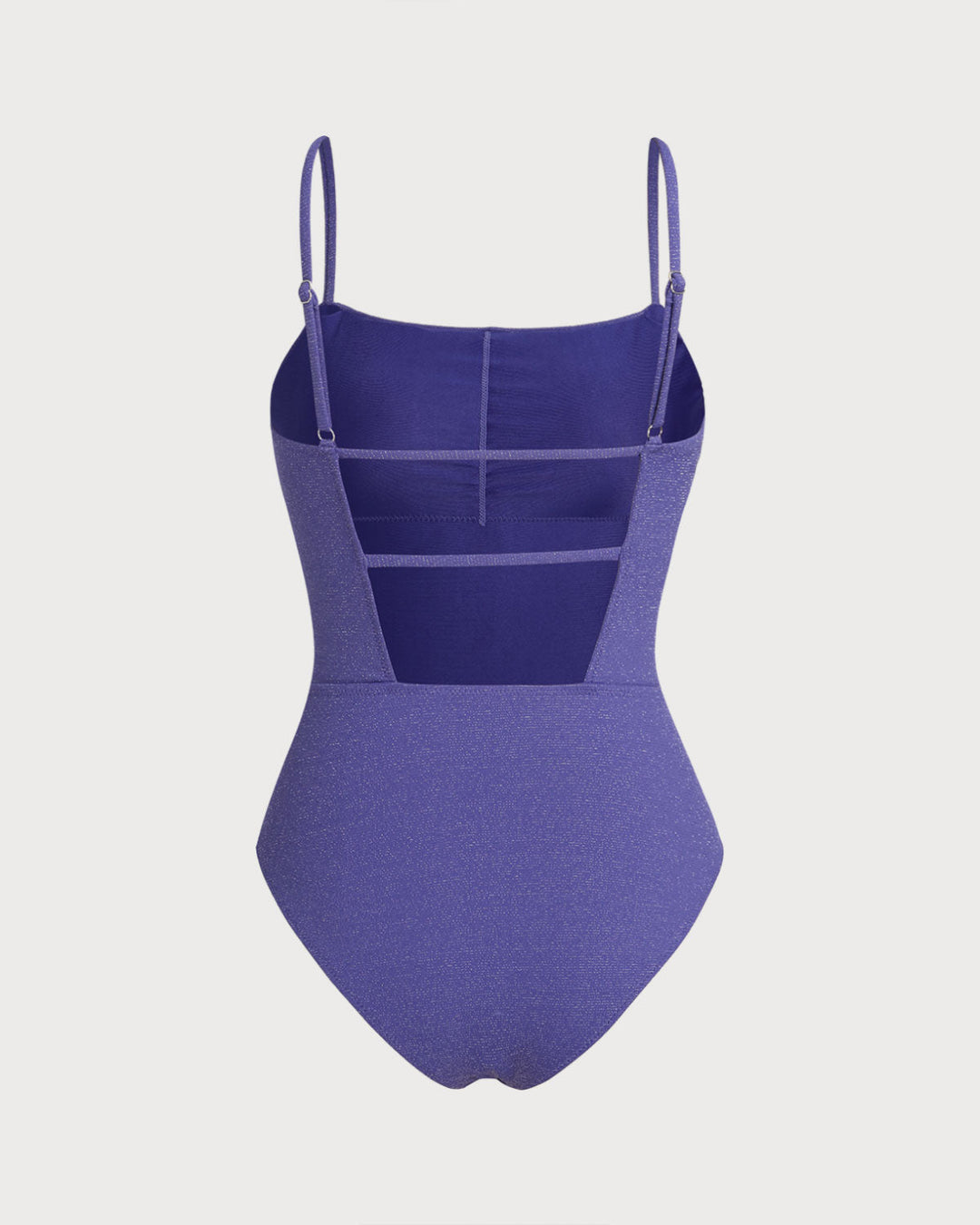 Clara & Sophia | High Stretch One Piece Swimwear for Women in Purple