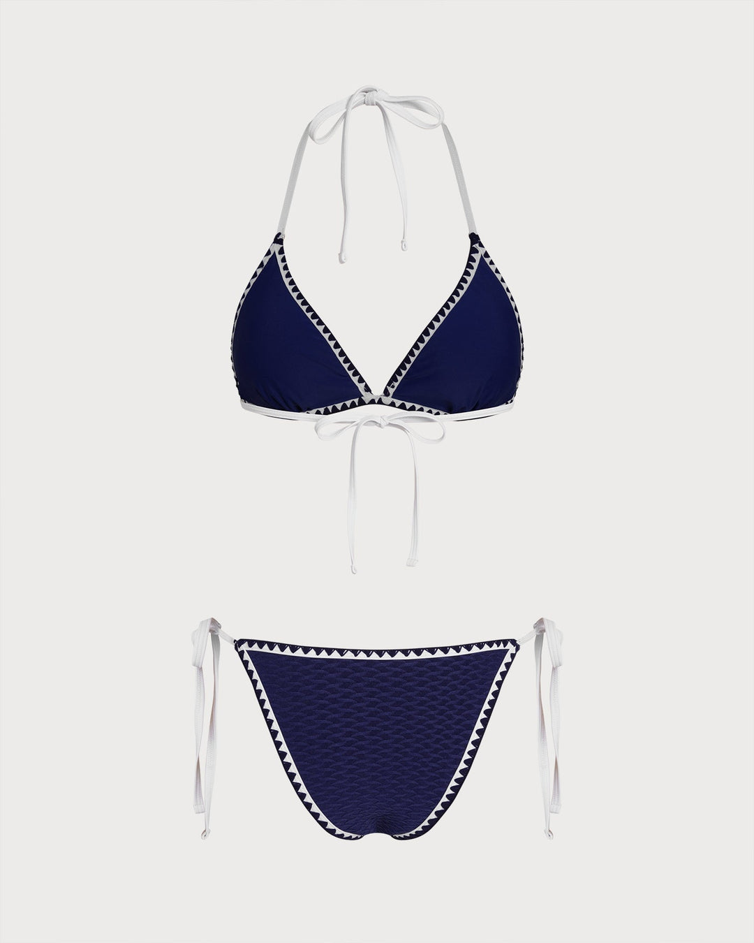 Clara & Sophia | Triangle Bikini Set for Women in Blue