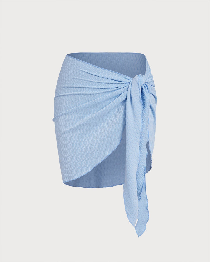 Clara & Sophia | Blue Drawstring Cover-Up