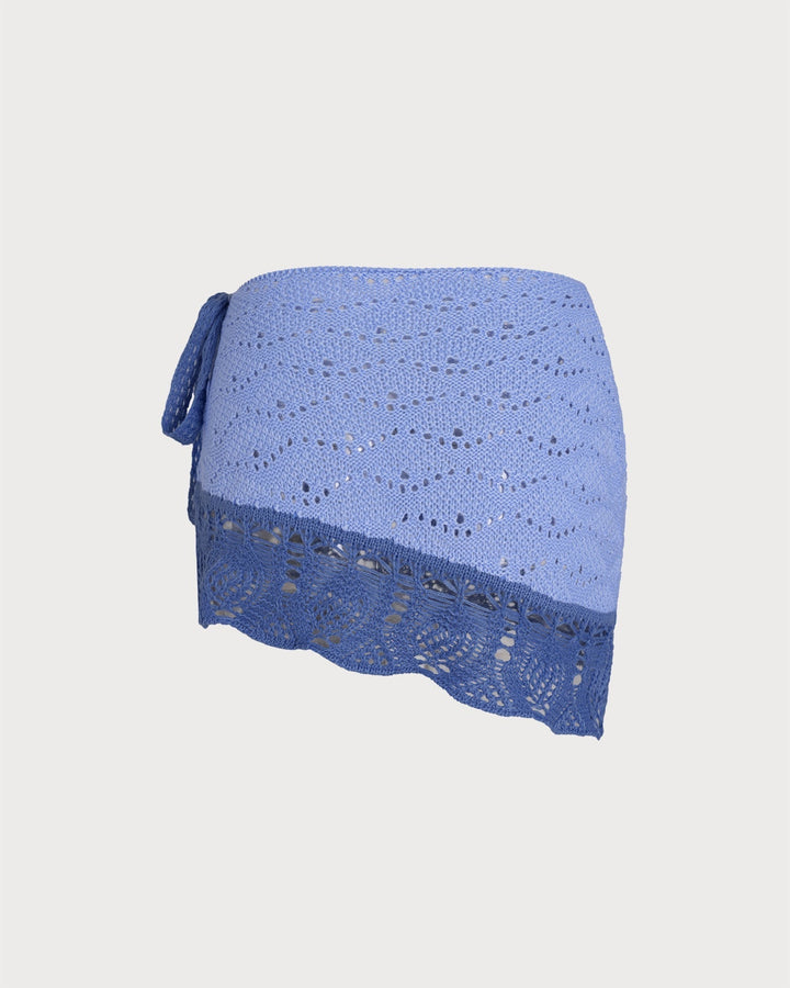 Clara & Sophia | Textured Cover-up for Women in Blue