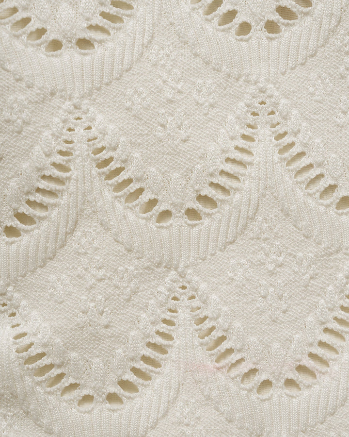 Clara & Sophia | Textured One Piece Swimwear for Women in Off White